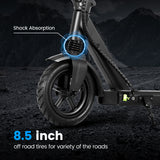 D. S electric scooter 42V 1.5A, 8.5-inch tires, maximum speed of 20-25km/H, foldable commuting electric scooter