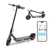 D. S Electric Scooter for Adults, 31 Miles Long Range, 350W Peak Motor,19MPH Max Speed, 36V 10.5AH Samsung Battery UL 2272 Portable Folding Commuting E-Scooter with App Control