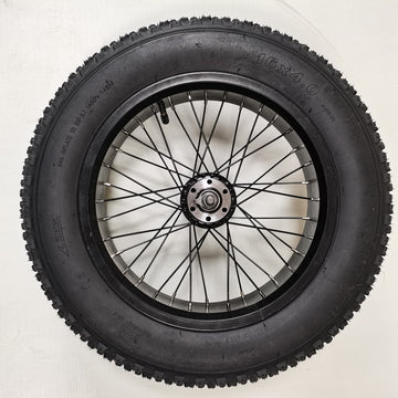 Front wheel for D77 electric bike
