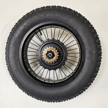 Rear wheel for D77 electric bike