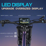 DRIFT.SLIDE 31 MPH Electric Bike for Adults, 1500W Peak Power Electric Motorcycle, 24" Fat Tire Electric Mountain Bike, 48V 22.8 AH Battery, All Terrain Ebike for Mountains, Snow, Sand (C1)