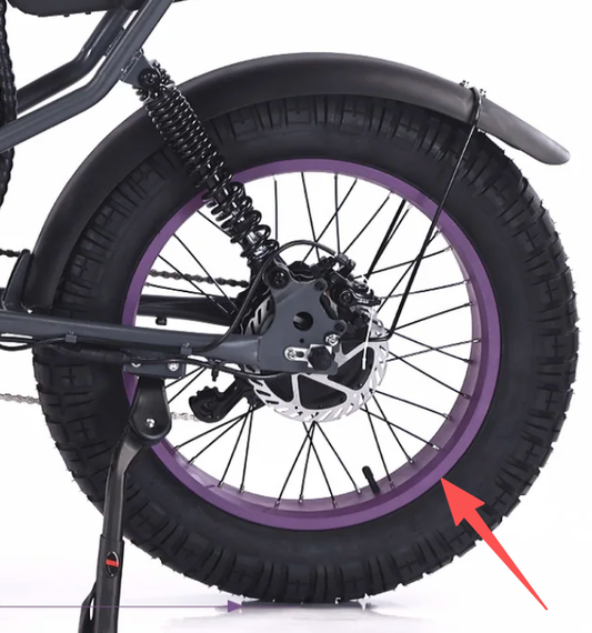 Rear wheel for D93 model