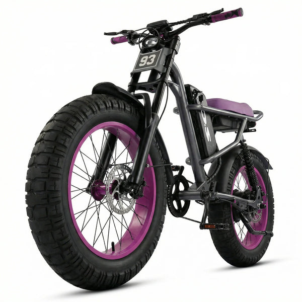 D93 Pro Electric Bike | 1500W 40MPH Fat Tire eBike | 48V 20.8Ah | Dual Suspension